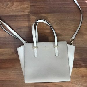 Kate Spade Bag- two tone cream bag
